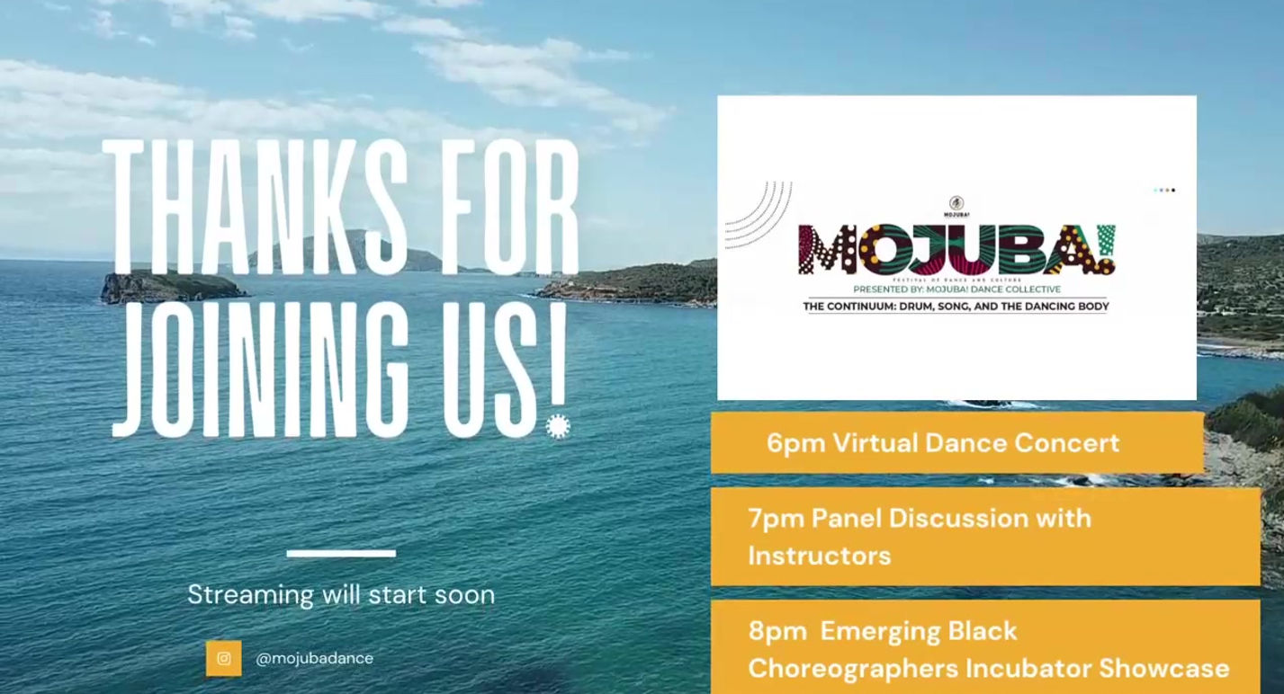 Opening Celebration Dance Concert and Festival Panel